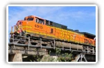 BNSF Railway freight trains