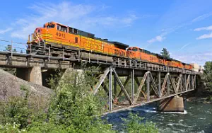 BNSF Railway freight train wallpapers