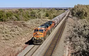 BNSF Railway freight train wallpapers