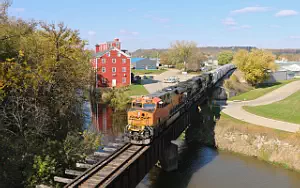 BNSF Railway freight train wallpapers