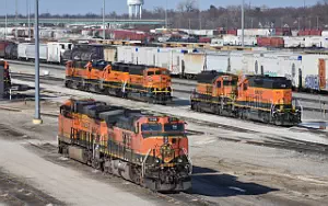 BNSF Railway freight train wallpapers