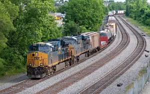 CSX Railroad freight train wallpapers