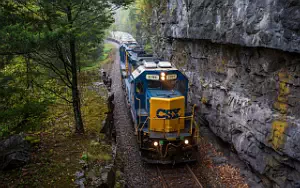 CSX Railroad freight train wallpapers