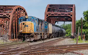 CSX Railroad freight train wallpapers