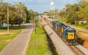 CSX Railroad freight train wallpapers