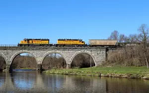 Union Pacific Railroad freight train wallpapers