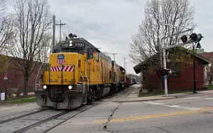 Union Pacific Railroad freight train wallpapers