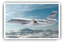 Falcon 2000LXS private jets desktop wallpapers HD