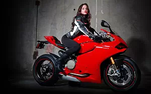 Bikes and Girls wide wallpapers and HD wallpapers