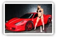 Ferrari and Girls desktop wallpapers