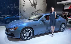 Maserati and Girl wide wallpapers and HD wallpapers