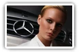 Mercedes-Benz and Girls desktop wallpapers