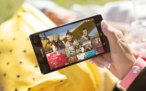 Sony Xperia C4 mobile phone wide wallpapers and HD wallpapers