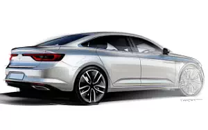 Renault Talisman car sketch wallpapers