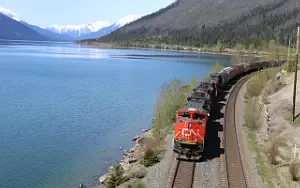CN - Canadian National Railway freight train wallpapers
