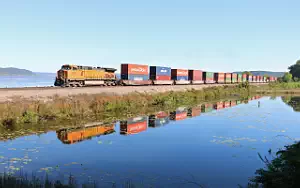 BNSF Railway freight train wallpapers