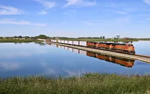 BNSF Railway freight train wallpapers
