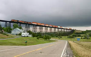 BNSF Railway freight train wallpapers