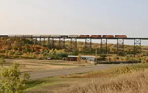 BNSF Railway freight train wallpapers