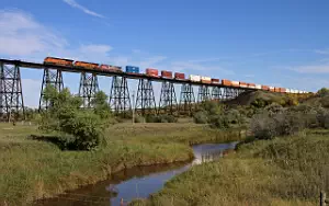 BNSF Railway freight train wallpapers