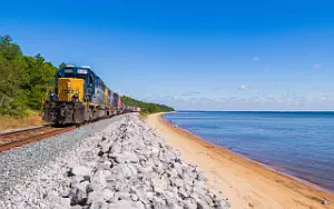 CSX Railroad freight train wallpapers