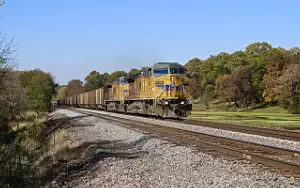 Union Pacific Railroad freight train wallpapers